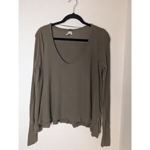 Free People We The Free Oversized Boho Flowy Waffle Knit XS